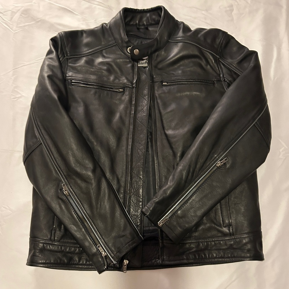Street Legal Performance Men's M  Leather Motorcycle Jacket